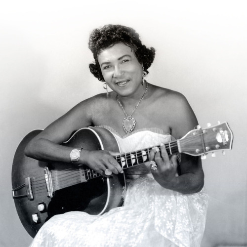 MEMPHIS MINNIE photographed in the 1950s, courtesy of the delta haze corporation