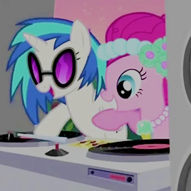 party girlfriends pinkie pie and vinyl moodboard