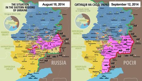 mapsontheweb:What a difference a month of Russian intervention in Eastern Ukraine makesRead More