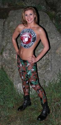 mymarinemindpart2:  Some hot body paint.