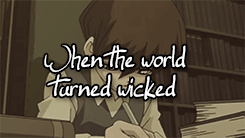 captaindargo:  I sat and dreamed at the foot of your bed You split my skull and reached