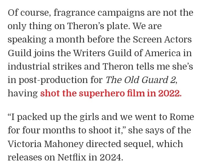 Netflix Gives Fans a Fresh Look at The Old Guard 2