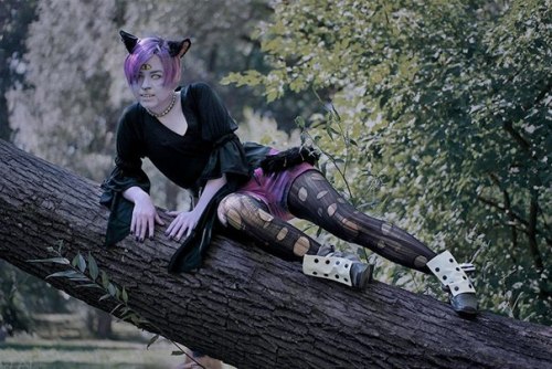 Alice in Wonderland : Creepy story Me as Cheshire cat Photo by Jas_Yuu