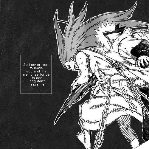 ladybyakugan:   So I never want to leave you and the memories for us to see, I beg
