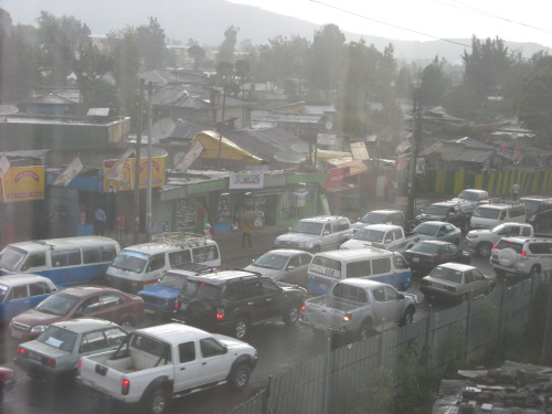  The curse of development– trafficSeen here in Addis Ababa.Across the developing world urban