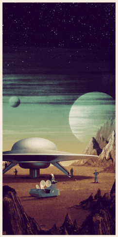 xombiedirge:Distant Lands by Matt Ferguson / Tumblr / Website / Twitter12″ X 24″