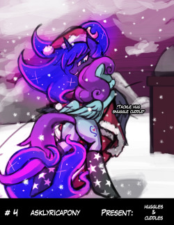 ask-dreamluna:  [12 presents for 12 ponies