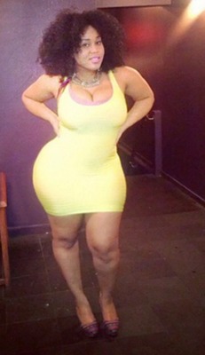 iluvbbwass:  Yellow dress fits every curve