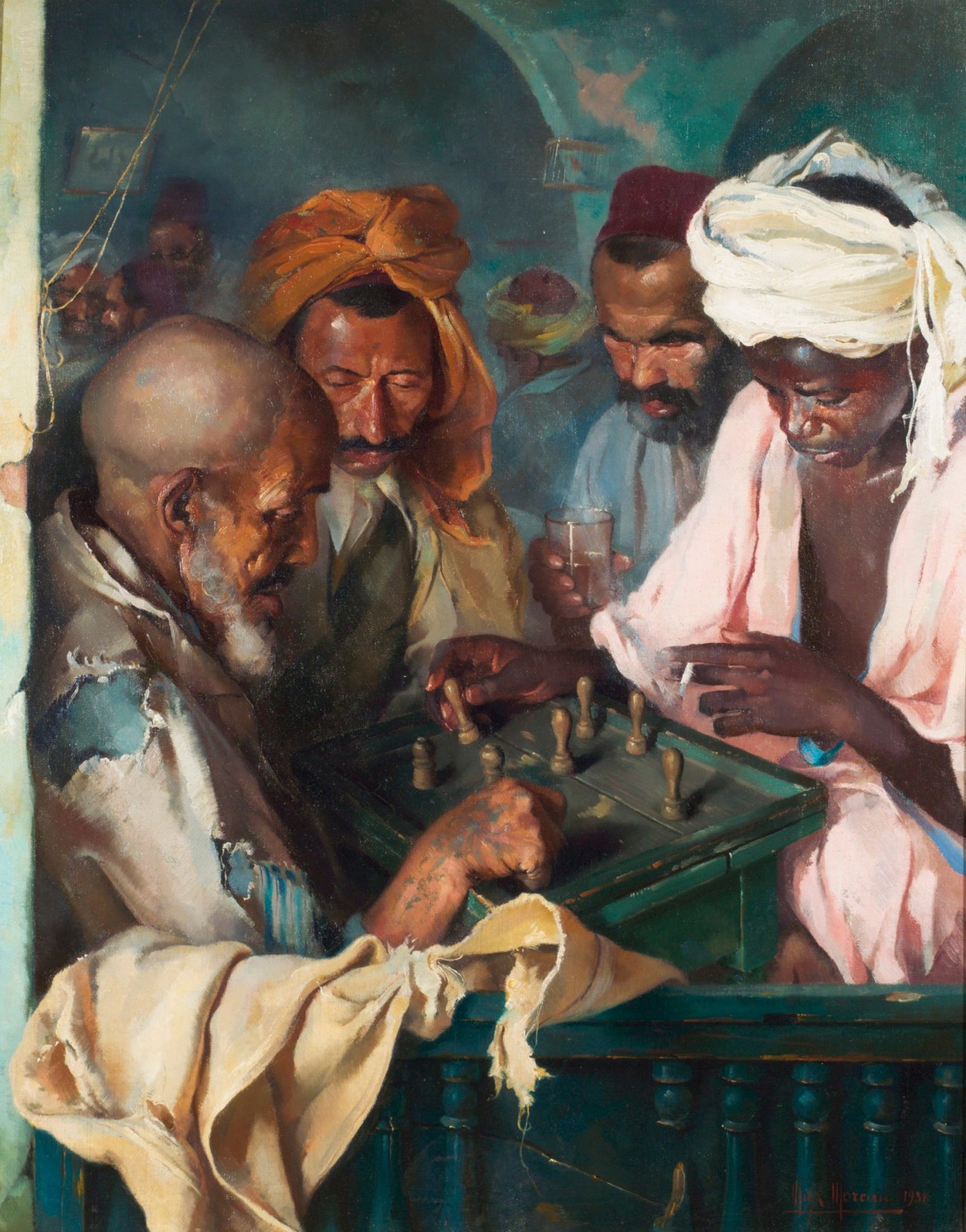 Max-Léon Moreau: The Game of Draughts, 1938.