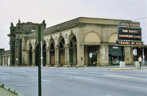 Union Station “Travel by Rail,” Columbus, Ohio, 1969.