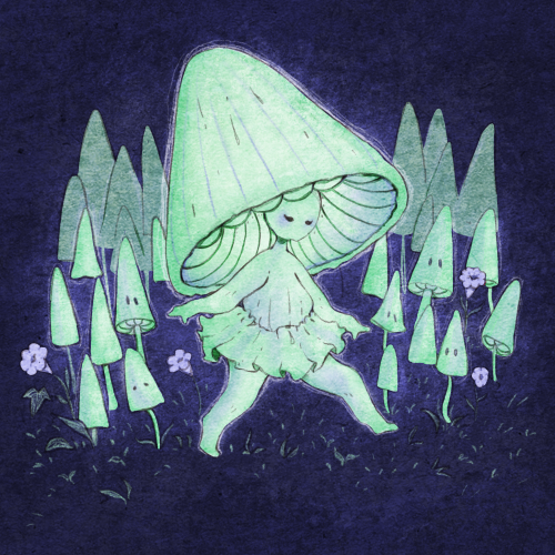 Bioluminescent Mushrooms 