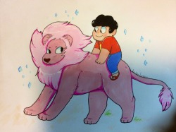 ao-no-lupus:  Steven and Lion