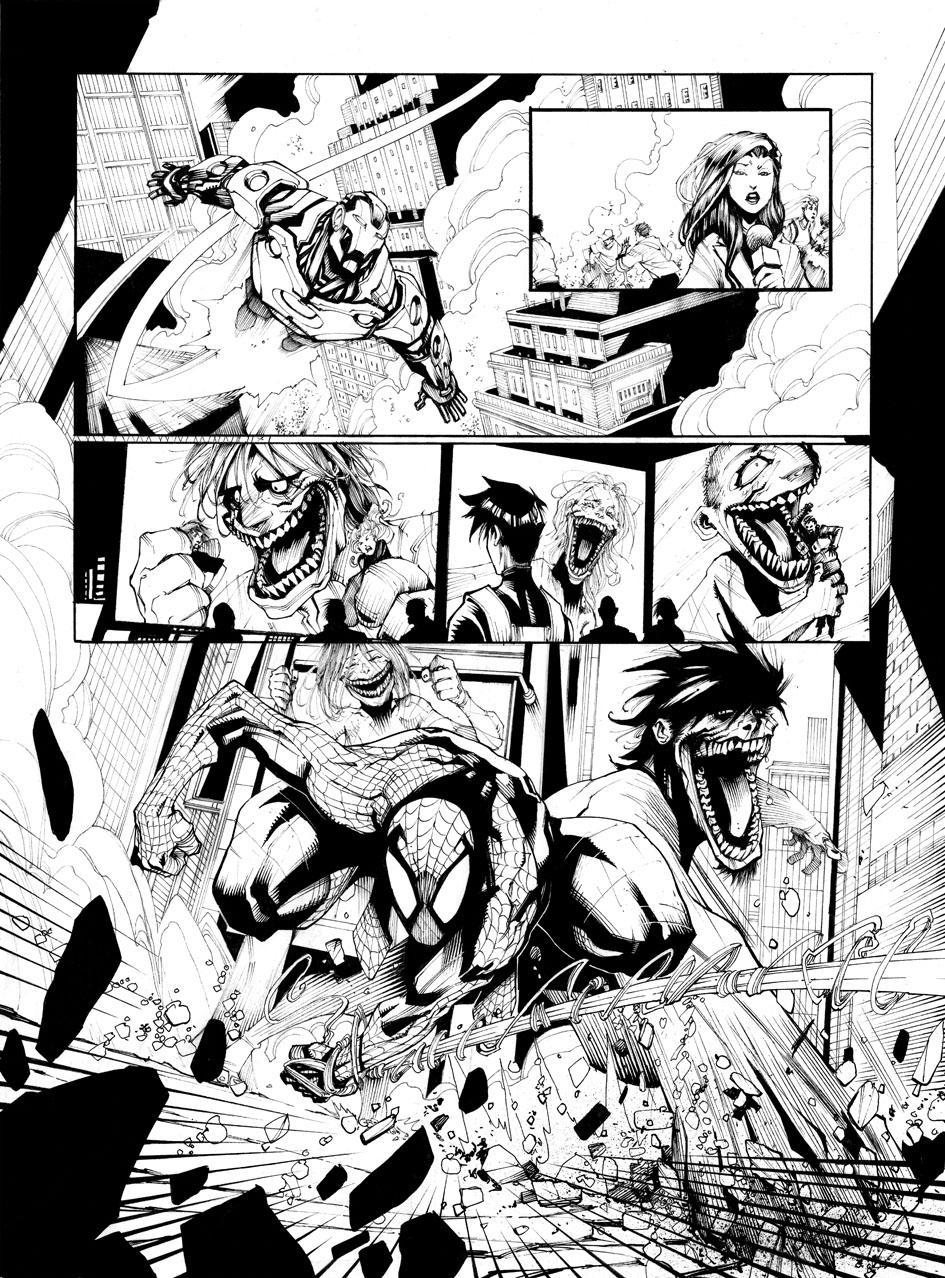  Marvel Comics artist Gerardo Sandoval has shared his original sketches for the Shingeki