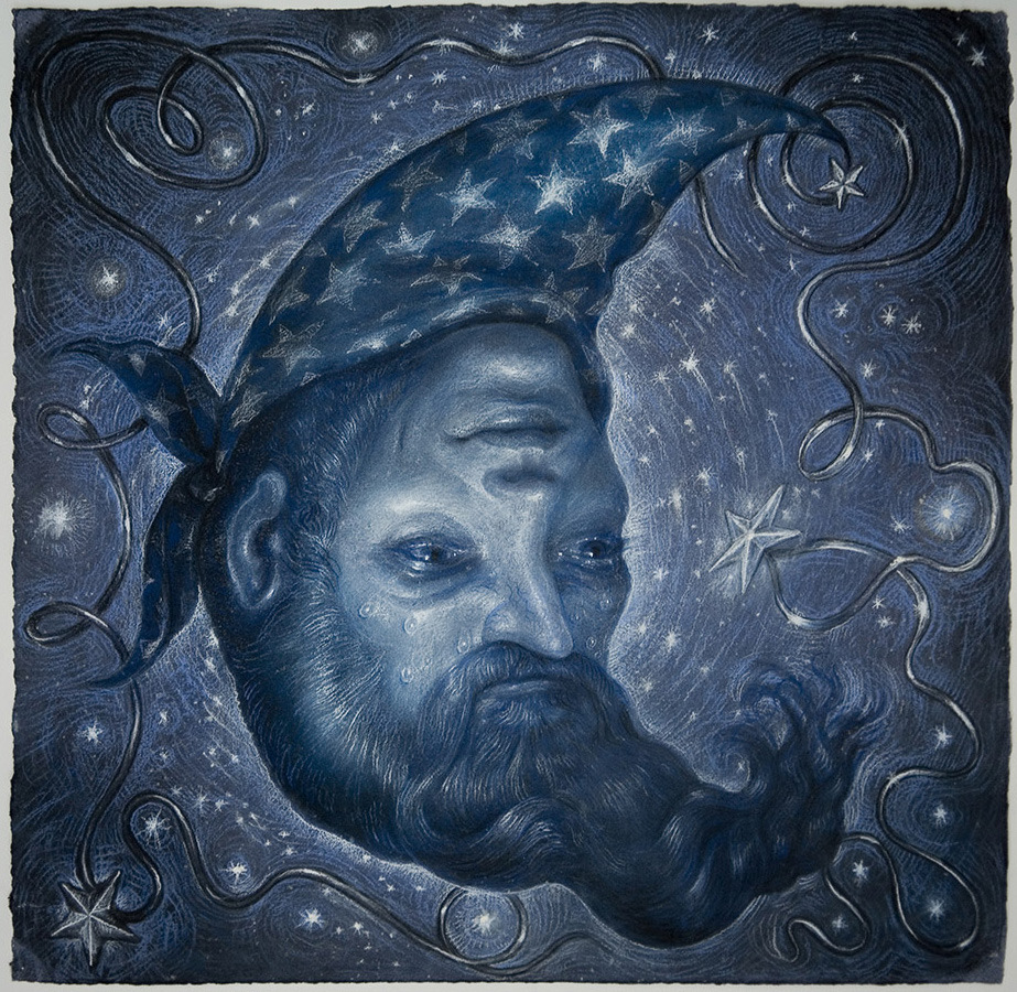 artagainstsociety:  The Mourning Sorcerer &amp; The Doe-Eyed Cowboy by Thomas