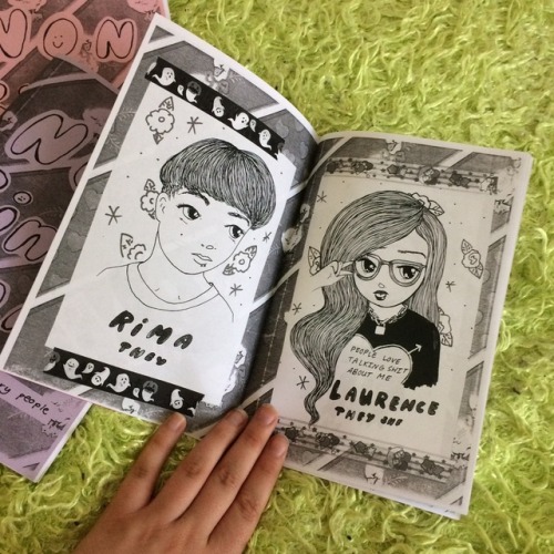 My new non binary portrait zine :3 https://www.etsy.com/ca/listing/517673332/non-binary-pals-non-bin