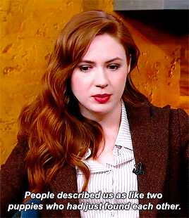 morganlindseys: Interviewer: He [Matt Smith] said about you that you were as mad as a box of cats.