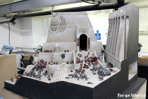 The Battle Of Prospero Board At Warhammer World Looks So Cool :O 