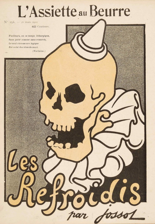 magictransistor:Henri-Gustave Jossot. Les Refroidis, L'assiette au Beurre. 1904.