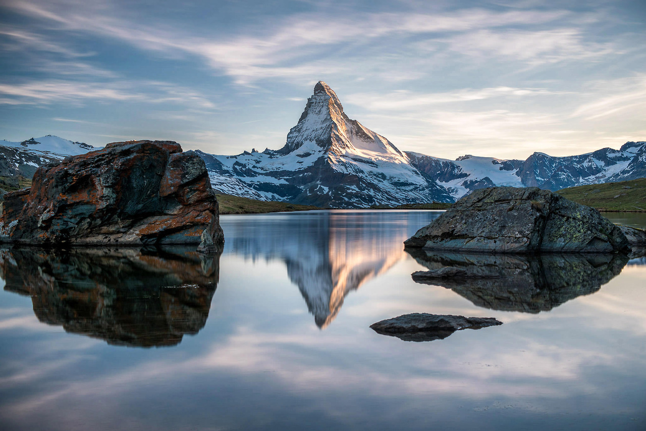 earth-land:  Matterhorn - Switzerland The Matterhorn, the king of mountains, is the