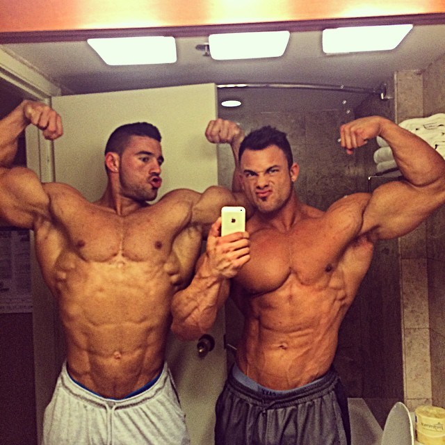 thick-sexy-muscle:  Johnny Doull and Dana Baker…. incredible  