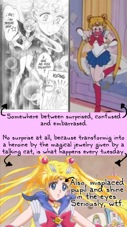 hezachan:  rockgaara:  princess-aubergine:  The new anime is better in a lot of things, the fidelity to the original dressing details, the jewelry, the shading, the scene composition (more simmilar to the manga, than the old anime), the effects, I even