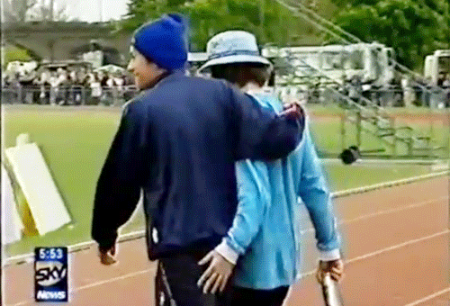 Damon Albarn And Liam Gallagher - Charity Football Match, 1996