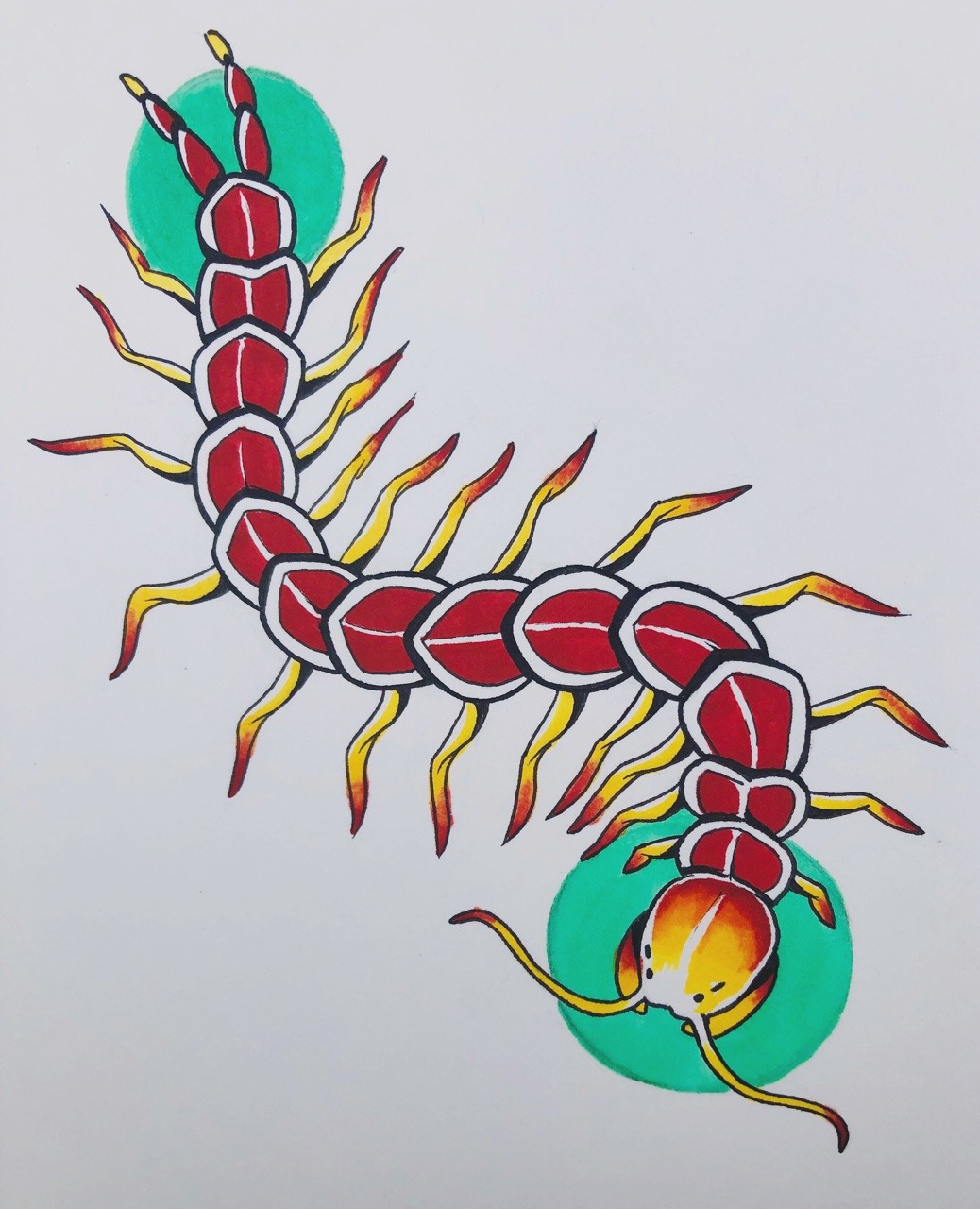 50 Centipede Tattoo Designs For Men  Insect Ink Ideas