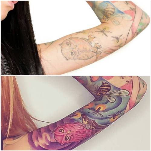 What a difference thanks to @stevesoda0 I will post a pic of the outside of my sleeve once it&rs