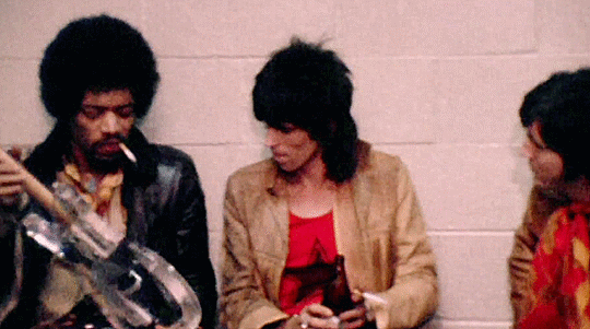 gylljakenhaal:  Jimi Hendrix &amp; Keith Richards 