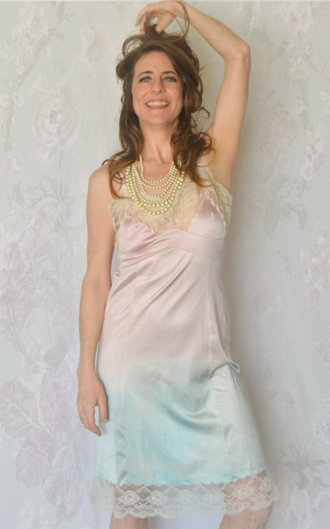 gscx105: fullslips: Catherine Slip Dress Geiles Unterkleid I want your nylon slip, just for me. Mmmm