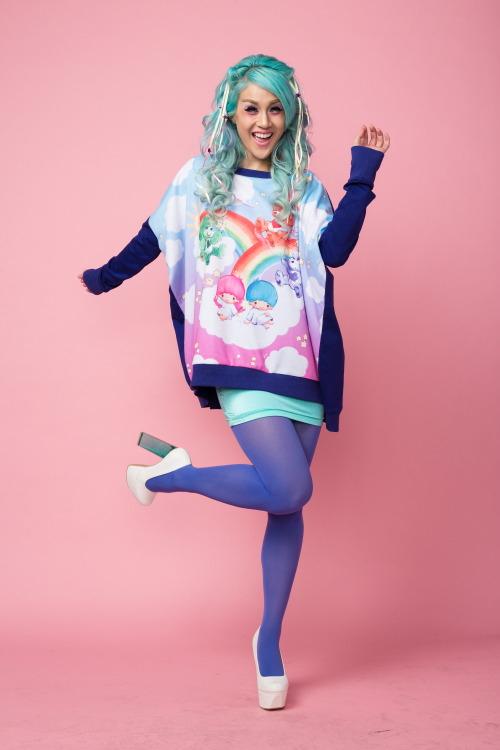 JapanLA x Little Twin Stars x Care Bears Poncho Sweatshirt!Buy here: http://www.japanla.com/collecti