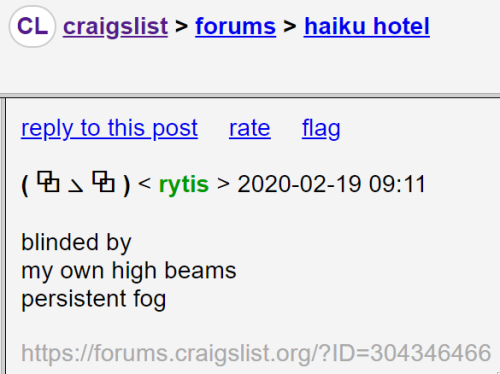 (wdc) Haiku Challenge #3506: “fog, mist”