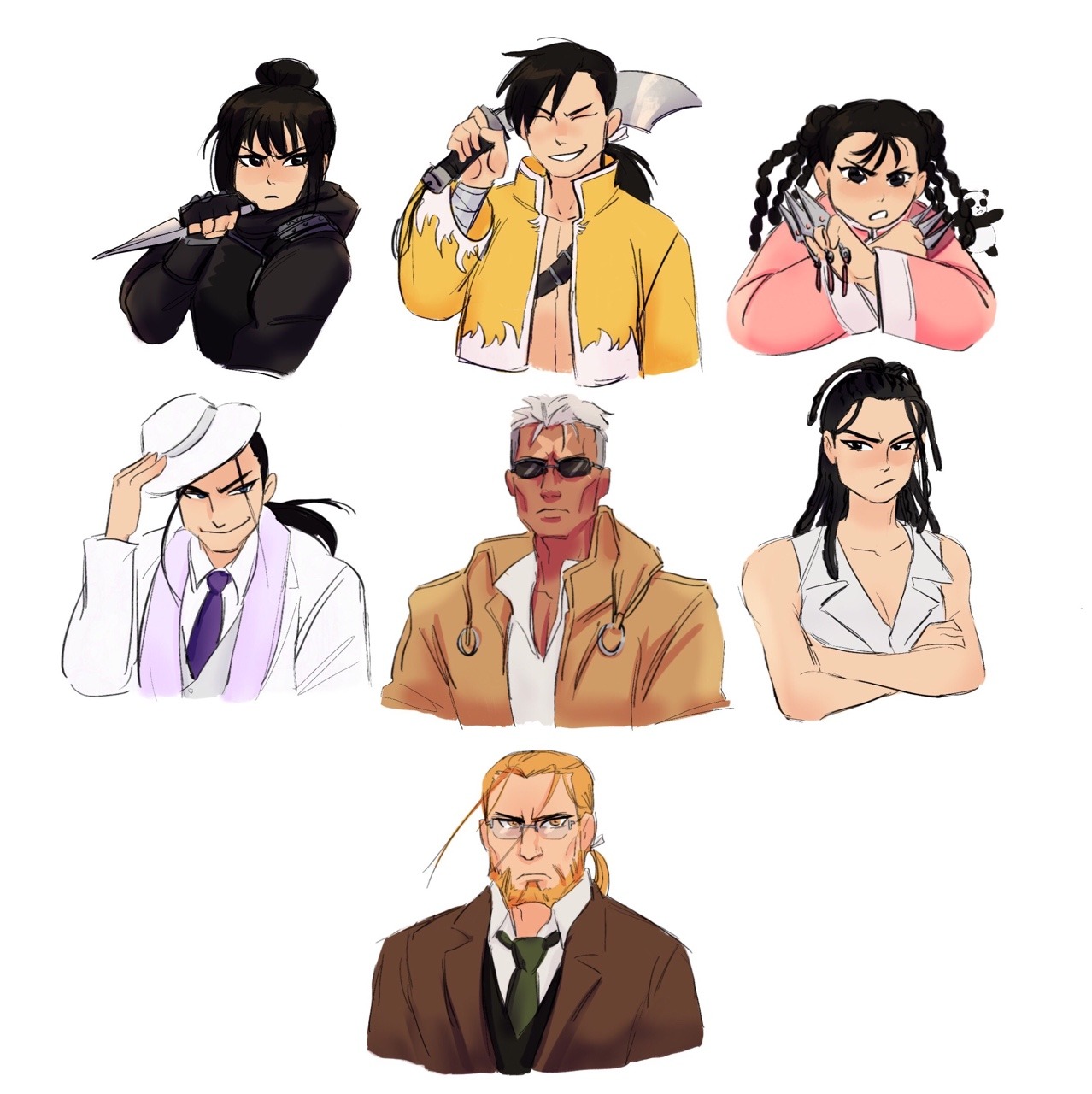 paunchsalazar:Fullmetal Alchemist: Brotherhood portraits all in one place!