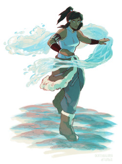 ochtendgloren:   messed around with korra