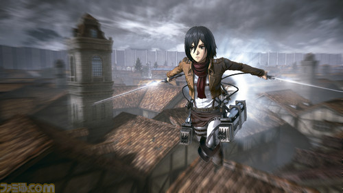 New visuals and screenshots (Combined with earlier ones) of Eren, Mikasa, and Armin