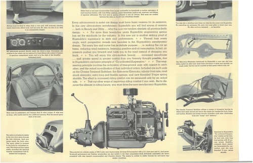Hupmobile sales brochure excerpts from 1934