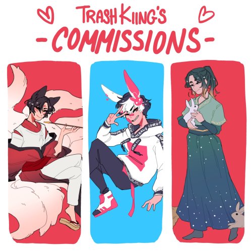 Commissions are open again! I’ll be dropping some info about custom charm commissions in a bit as we