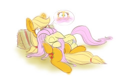 dailyapplepony: Pros to snuggling with Fluttershy: