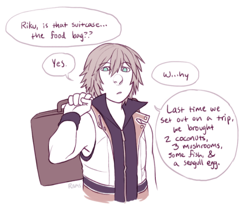 ramflega:  riku is the Babysitter Friend