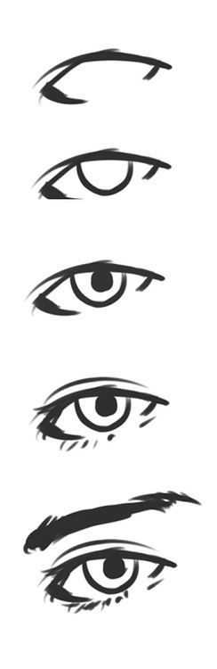 Anime eyes Hope it helps