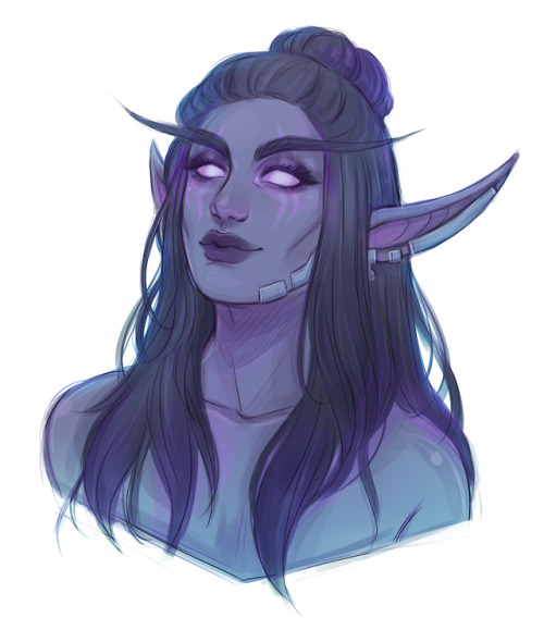 dorksofwarcraft:  HS commission for TheSerenaneko! &lt;3I love working with purple, aaa &lt;