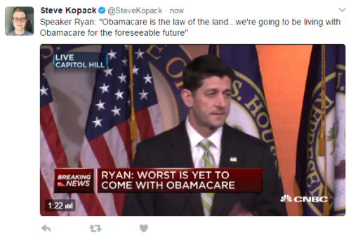 BREAKING: GOP GIVES UP!House Republicans pull health care billTweet source