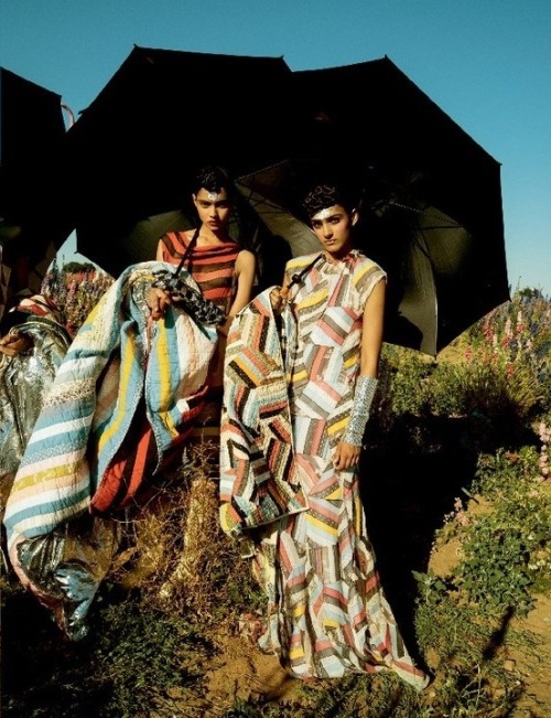 rafswerk: “Within You Without You” Ravyanshi Mehta and Kiran Kandola by Tim Walker for Vogue UK, Dec