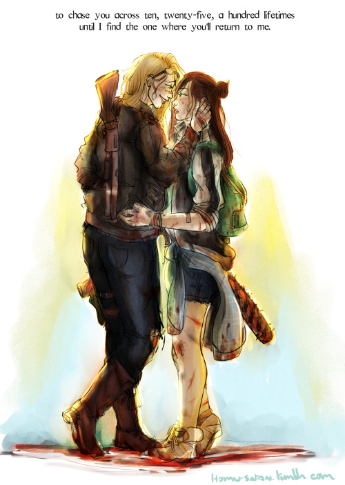 bae-in-maine: homu-satan: Inspired by “25 Lives” poem by Tongari. Because Clarke and Lex