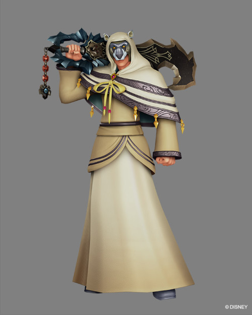 cinnamonchurro:  Square Enix has released character renders of King Mickey, The Foretellers, The Master of Masters, and Aqua from Kingdom Hearts HD 2.8 FCP!