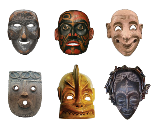 sioltach:Cultural MasksIndian | Tsimshian | Sicilian | Scottish | Malaysian | Ethiopian | 