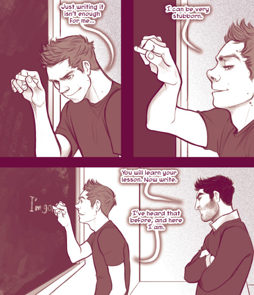 slashpalooza:  STEREK Derek!teacher http://nekotee.tumblr.com/ ’s commission :) he wanted to share it with the sterek fandom :) his idea/prompt.  PART 1 -PART 2- -PART 3- -PART 4-