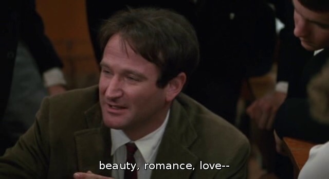 poetic&mdash;love:  “…I am in love with life…”