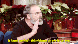 tadeuszkosciuszkoscoffee:  unabridged-tomes:  sandandglass:    Mandy Patinkin on The Late Show, December 18, 2015    My name is Inigo Montoya, you killed my father, prepare for…the compassion and empathy that was never shown to you, but might one day