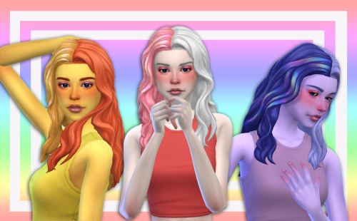 @simandy‘s HOLO HAIR in noodle’s sorbets remixy’all i can’t believe i got this to workthis hair is s